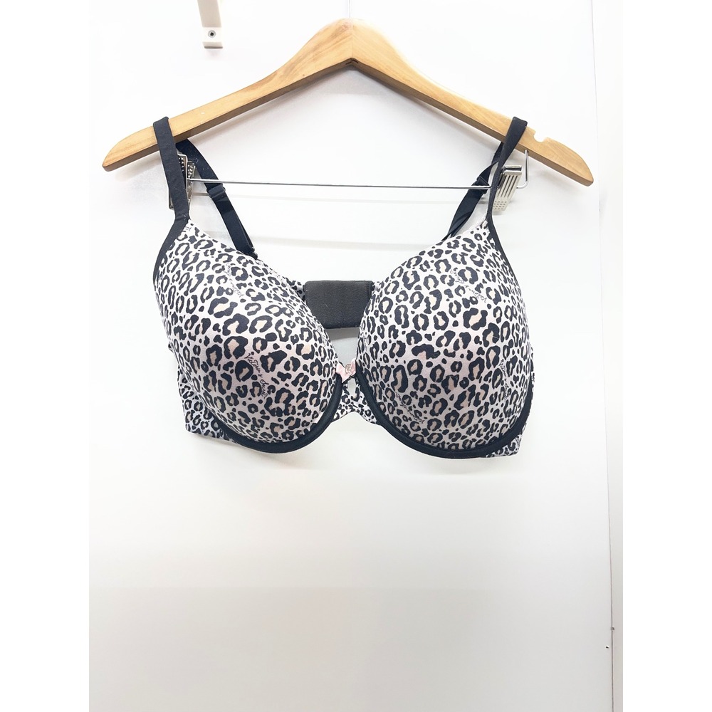 Victoria Secret Body by Victoria Perfect Shape Bra Leopard Print 38DD Underwire